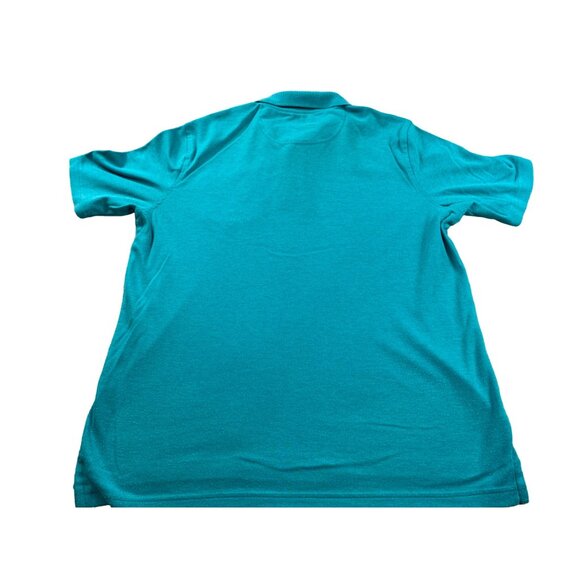 Croft & Barrow Extra Soft Mens MediumTeal Polo Shirt Comfort Golf Polo - Picture 2 of 11